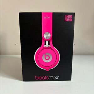 Beats by Dre Mixr Limited Edition Pink Over-Ear Headphones